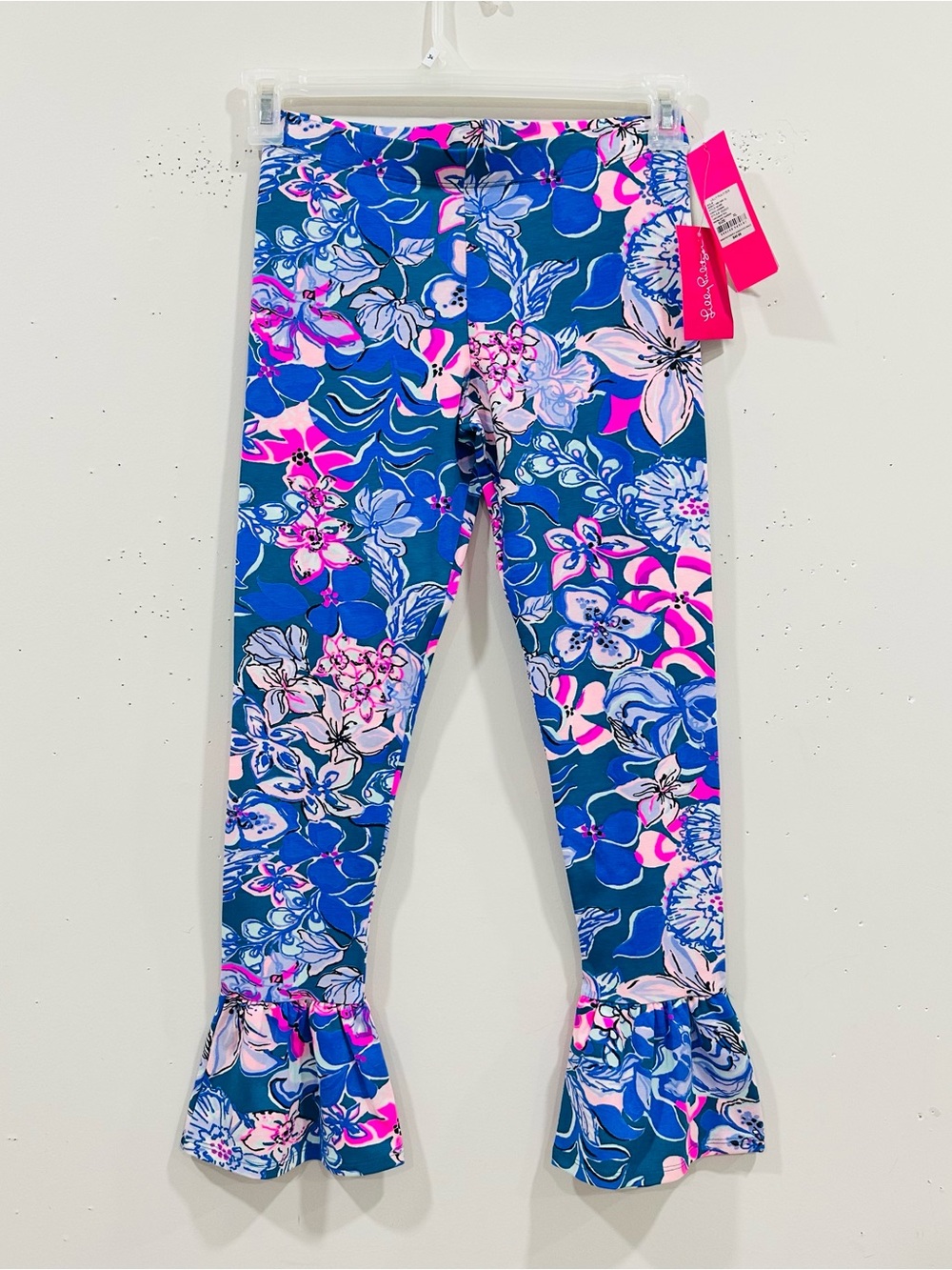 Lilly Pulitzer Youth XLarge Girls Teen Vanya Legging‎ Floral Tropical NWT